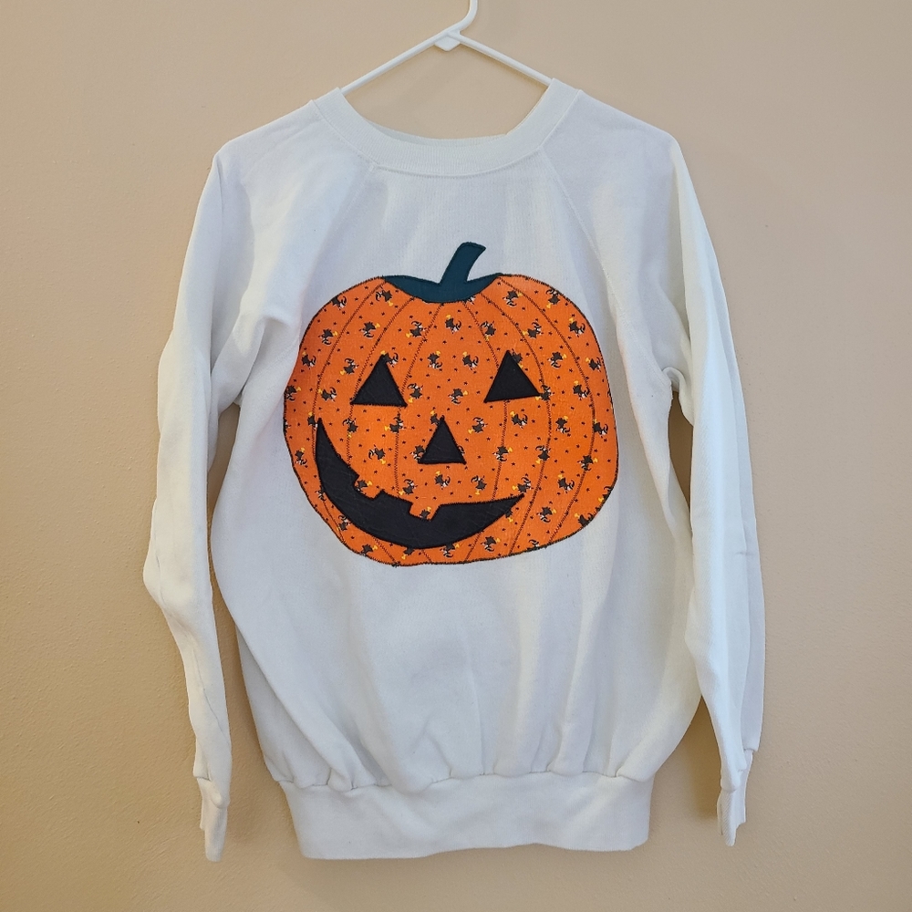 Vintage pumpkin sweatshirt - Picture 5 of 7